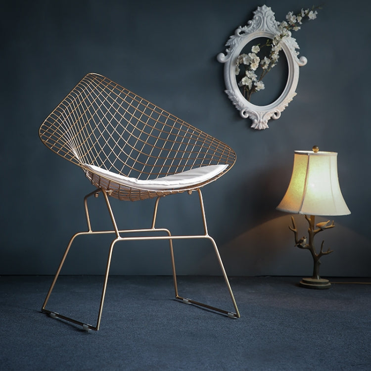 Sedia da pranzo dalla personalità creativa nordica moderna e minimalista, casual, in filo cavo