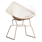 Sedia da pranzo dalla personalità creativa nordica moderna e minimalista, casual, in filo cavo