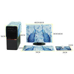 Copertura antipolvere per PC desktop semplice 3 in 1, 17-19 inch, 20-22 inch, 23-24 inch, 25-27 inch