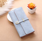 Borsa da donna con filo in pelle scozzese, design alla moda con borsa per telefono in poliestere, portafoglio da donna lungo e sottile