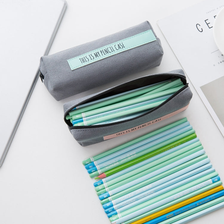 Astuccio scolastico creativo Astuccio portapenne grande semplice in tinta unita, Pen Bag