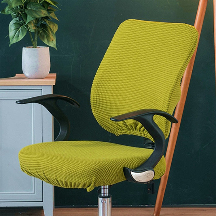 Fodera per sedia da ufficio elasticizzata universale, Back Cover + Cushion Cover