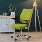 Fodera per sedia da ufficio elasticizzata universale, Back Cover + Cushion Cover