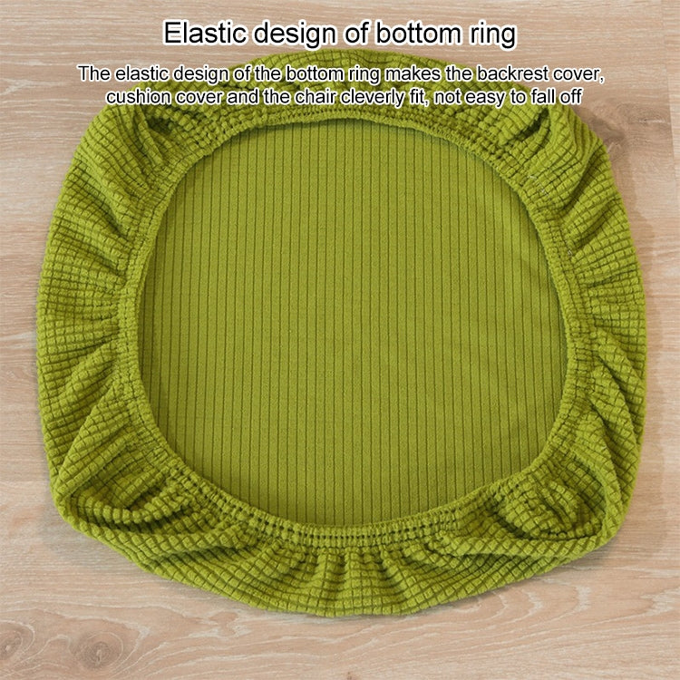 Fodera per sedia da ufficio elasticizzata universale, Back Cover + Cushion Cover