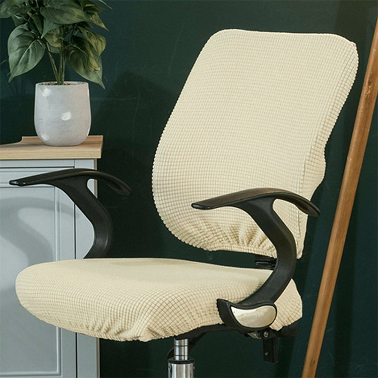 Fodera per sedia da ufficio elasticizzata universale, Back Cover + Cushion Cover