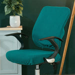 Fodera per sedia da ufficio elasticizzata universale, Back Cover + Cushion Cover