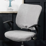 Fodera per sedia da ufficio elasticizzata universale, Back Cover + Cushion Cover