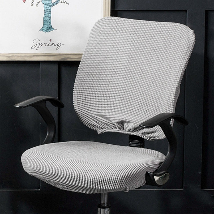 Fodera per sedia da ufficio elasticizzata universale, Back Cover + Cushion Cover