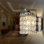 Lampada da parete in cristallo per corridoio corridoio corridoio camera da letto moderna semplice e creativa a testa singola con sorgente luminosa a LED da 5 W