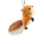 Scoiattolo Peluche Portachiavi Peluche Portachiavi Borsa Portachiavi Ciondolo con Ventosa Portachiavi in Peluche (Marrone), Squirrel
