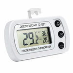 Termometro LCD digitale da 2 pezzi Termometro per congelatore con sensore di temperatura per frigorifero