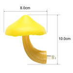 Lampada a risparmio energetico a LED a forma di mini fungo Luce notturna a forma di fungo per bambini nella cameretta dei bambini, spina europea, EU Plug