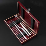 Set strumenti pulizia orecchie 8 in 1 in scatola di legno