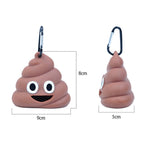 Scatola portaoggetti in silicone per sacchetti igienici animali