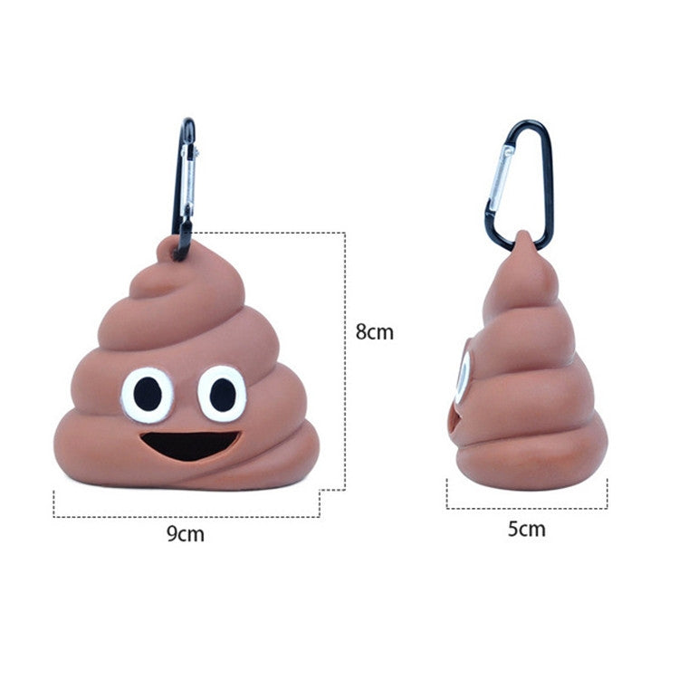 Scatola portaoggetti in silicone per sacchetti igienici animali