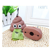 Scatola portaoggetti portatile per borsa igienica per animali domestici in morbido silicone da 4 pezzi, Pet Toilet Bag