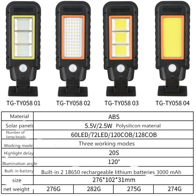 Lampada solare da parete LED impermeabile IP65 35W