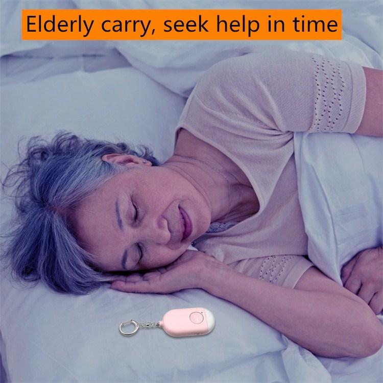 Torcia anti-lupo ricaricabile impermeabile IP44 da 130 dB Allarme personale intelligente, confezione inglese