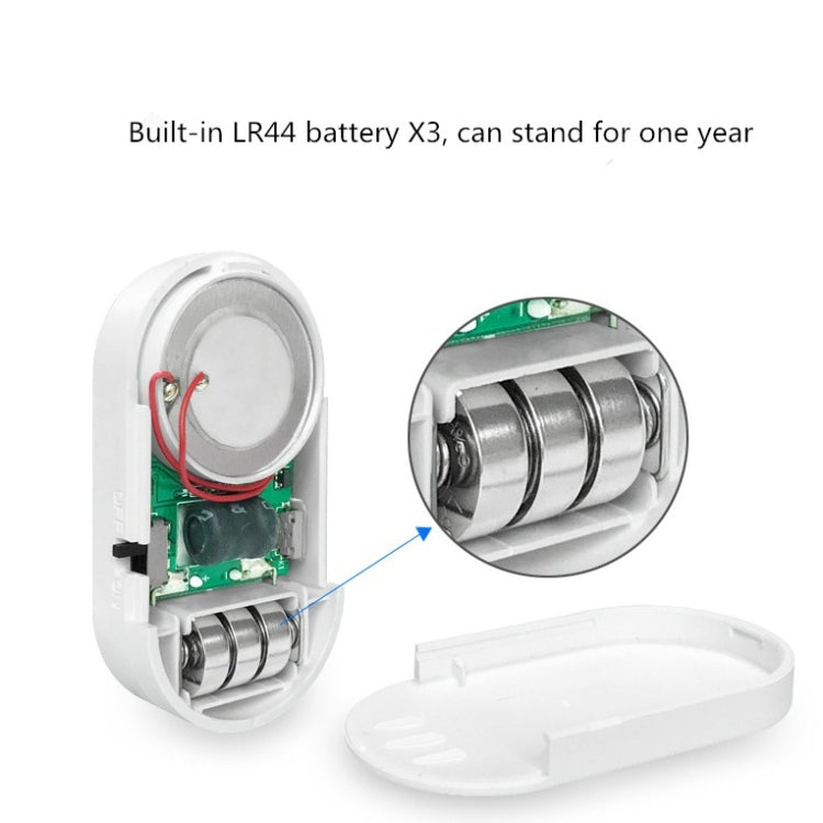 MC-03 Allarme antifurto multifunzione per porte e finestre da 130 dB con 5 modalità