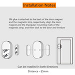 MC-03 Allarme antifurto multifunzione per porte e finestre da 130 dB con 5 modalità