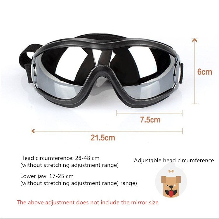 Occhiali per animali domestici Occhiali per cani di grossa taglia Protezione solare antivento impermeabile Protezione UV, Sunscreen UV Glasses