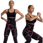 Cintura in vita regolabile in un unico pezzo per bodybuilding con cintura per cintura 3 in 1, S/M, L/XL