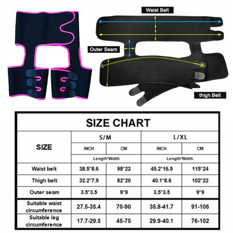 Cintura in vita regolabile in un unico pezzo per bodybuilding con cintura per cintura 3 in 1, S/M, L/XL