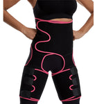 Cintura in vita regolabile in un unico pezzo per bodybuilding con cintura per cintura 3 in 1, S/M, L/XL