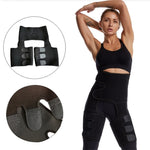 Cintura in vita regolabile in un unico pezzo per bodybuilding con cintura per cintura 3 in 1, S/M, L/XL