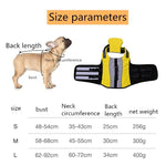 Costume da bagno di sicurezza pieghevole per cani gonfiabili con airbag per giubbotto di salvataggio per animali domestici, S, M, L