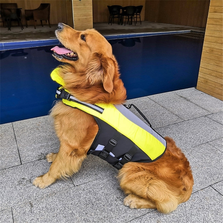 Costume da bagno di sicurezza pieghevole per cani gonfiabili con airbag per giubbotto di salvataggio per animali domestici, S, M, L
