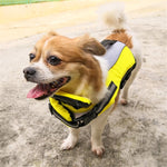 Costume da bagno di sicurezza pieghevole per cani gonfiabili con airbag per giubbotto di salvataggio per animali domestici, S, M, L