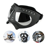 Occhiali con maschera per animali domestici Occhiali con montatura morbida impermeabili e resistenti alla neve Forniture per cani Occhiali da sole