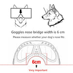Occhiali con maschera per animali domestici Occhiali con montatura morbida impermeabili e resistenti alla neve Forniture per cani Occhiali da sole