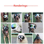 Occhiali con maschera per animali domestici Occhiali con montatura morbida impermeabili e resistenti alla neve Forniture per cani Occhiali da sole