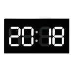Orologio da parete creativo Sveglia Telecomando semplice Calendario perpetuo Orologio elettronico Spina americana, Single-sided Remote Control