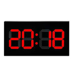 Orologio da parete creativo Sveglia Telecomando semplice Calendario perpetuo Orologio elettronico Spina americana, Single-sided Remote Control