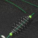 15 pezzi/3 set amo doppio incagliato anti-avvolgimento gruppo pesca alla carpa argento amo da pesca a molla, 8, 9, 10, 11, 12, 13