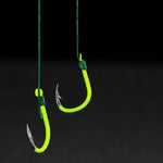 15 pezzi/3 set amo doppio incagliato anti-avvolgimento gruppo pesca alla carpa argento amo da pesca a molla, 8, 9, 10, 11, 12, 13