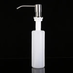 Dispenser di sapone per lavandino in acciaio inossidabile da 2 pezzi Bottiglia di sapone liquido per mani Sishwashing, Sink Soap Dispenser Bottle