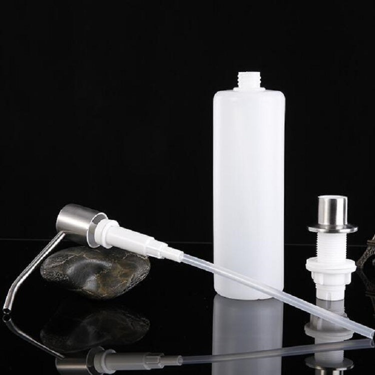 Dispenser di sapone per lavandino in acciaio inossidabile da 2 pezzi Bottiglia di sapone liquido per mani Sishwashing, Sink Soap Dispenser Bottle