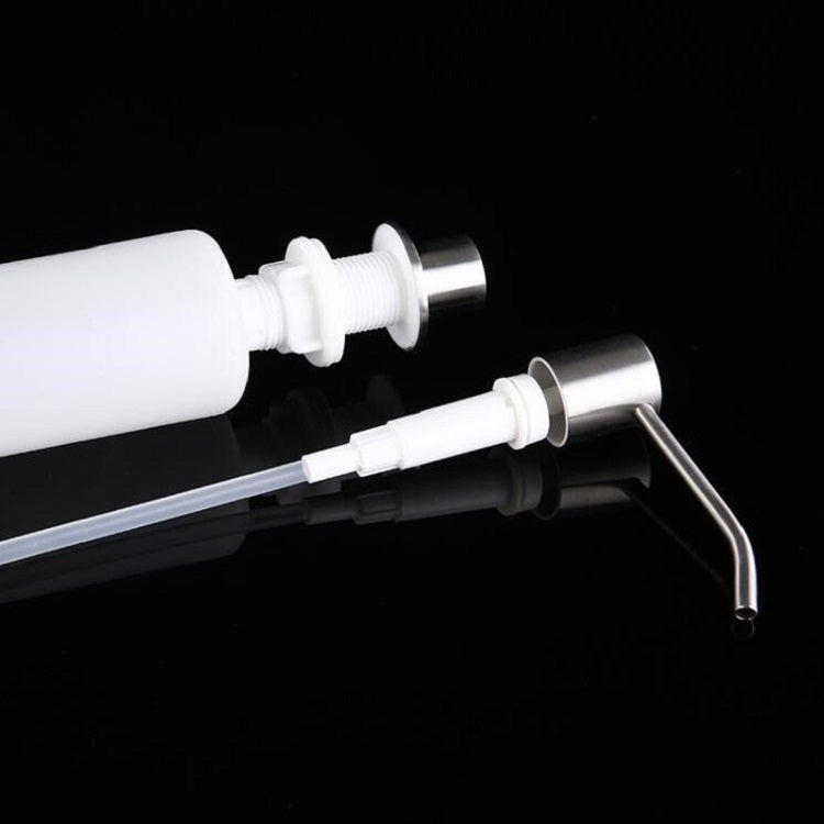 Dispenser di sapone per lavandino in acciaio inossidabile da 2 pezzi Bottiglia di sapone liquido per mani Sishwashing, Sink Soap Dispenser Bottle