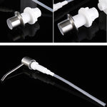 Dispenser di sapone per lavandino in acciaio inossidabile da 2 pezzi Bottiglia di sapone liquido per mani Sishwashing, Sink Soap Dispenser Bottle