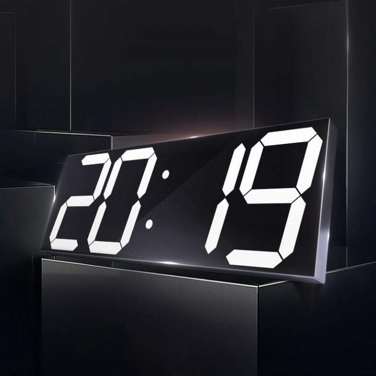 Adesivo da parete Orologio da parete a LED Orologio decorativo Orologio a specchio acrilico creativo Spina americana, Remote Version Sealed Box