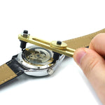 Strumento di riparazione dell'orologio Chiave per coperchio posteriore a due griffe, Two-jaw Watch Ppener