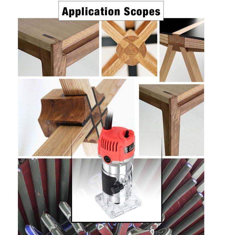 Macchina per incidere elettrica di rifilatura e scanalatura del legno H-6, AU Plug, EU Plug, UK Plug