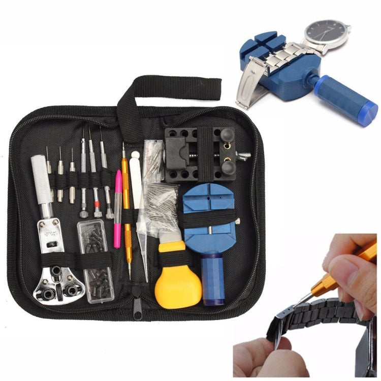 Set strumenti per riparazione orologi 144 in 1 in acciaio