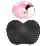 Strumenti per il lavaggio del tappetino per la pulizia dei pennelli in silicone per il trucco cosmetico Spazzole per sopracciglia Tampone per la pulizia Scrubber Board Strumento per la pulizia del trucco