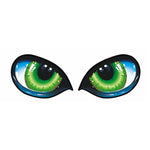 5 paia D 601 3D stereo riflettente occhi di gatto adesivi per auto adesivi per parafanghi laterali per auto adesivi adesivi per specchietti retrovisori creativi, 12x7,5 cm, Cat Eyes 12x7.5cm