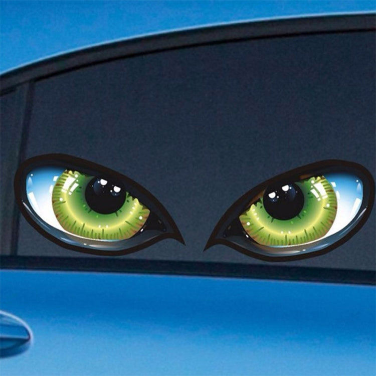 5 paia D 601 3D stereo riflettente occhi di gatto adesivi per auto adesivi per parafanghi laterali per auto adesivi adesivi per specchietti retrovisori creativi, 12x7,5 cm, Cat Eyes 12x7.5cm